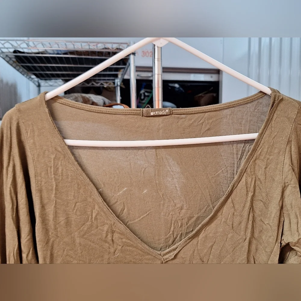 LA Made | Green/Brown, Long Sleeve Tee - Picture 10 of 16